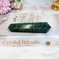 Moss Agate Double Terminated Point 10cm