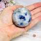 Blue Sodalite in Quartz Sphere 228g