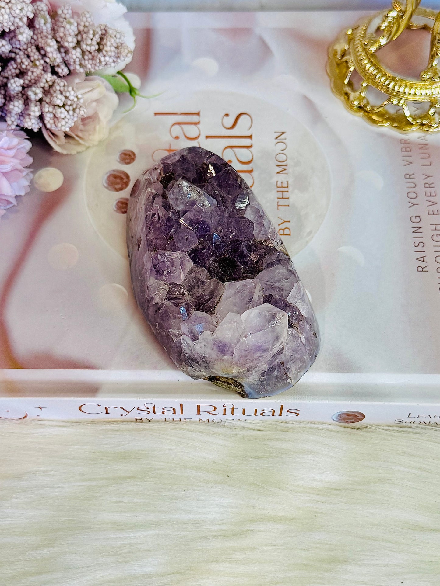 Natural Purple Amethyst Cluster 302 grams