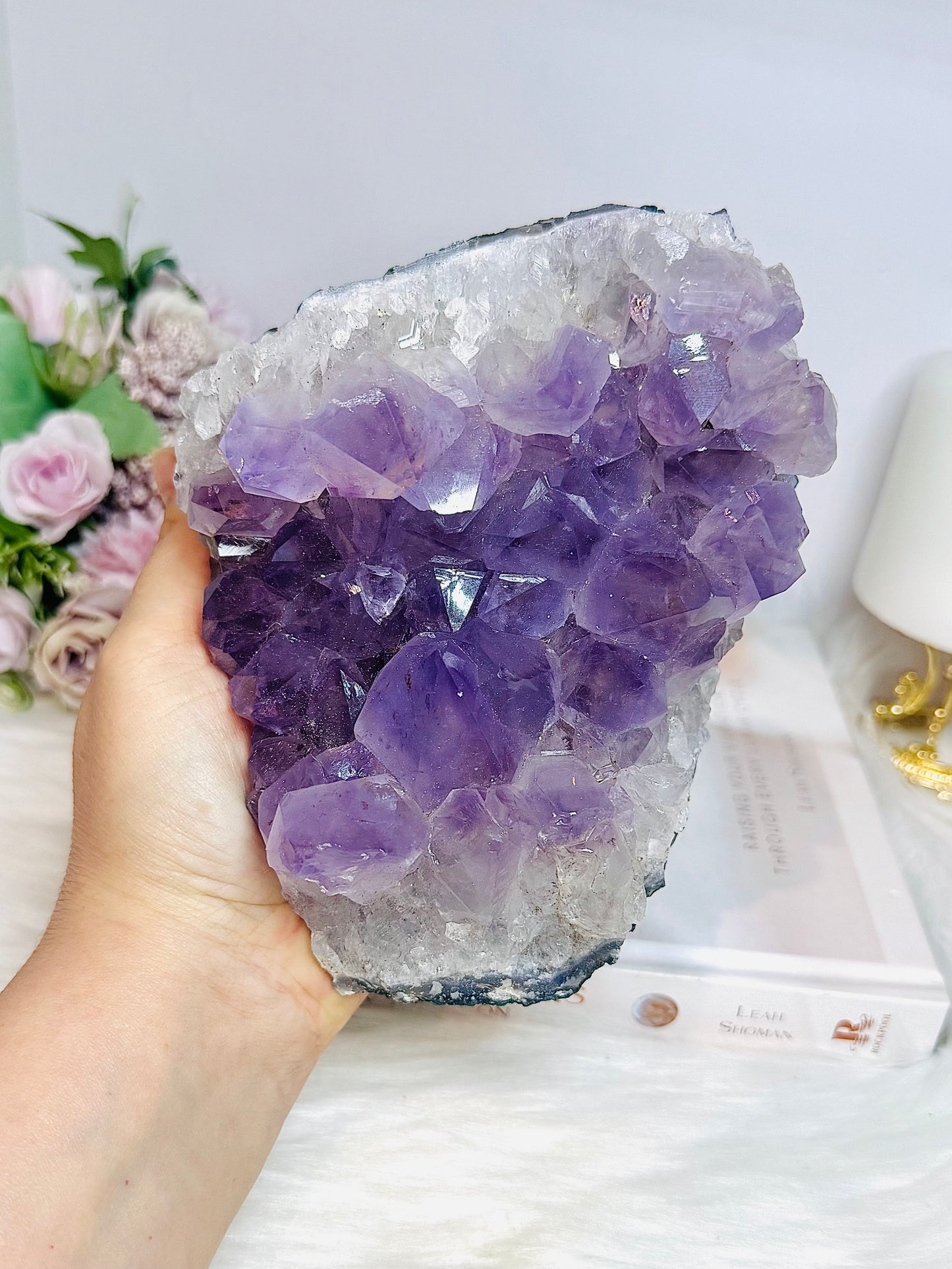 Large Chunky Amethyst Cluster 1.56KG 13cm