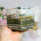 Large Ocean Jasper Carved Cube 1.18KG