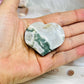 Moss Agate Small Heart