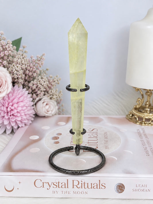Citrine Wand | Tower on Stand 15cm (inc stand)