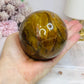 Large Hematoid Quartz Sphere On Stand 629g