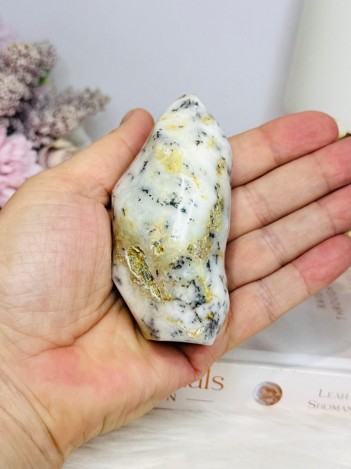 Dendritic Opal Flame 8.5cm