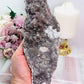 ⚜️ SALE ⚜️ Sparkling Large 22cm Zeolite| Flower Amethyst Natural Slab From Brazil