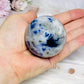 Blue Sodalite in Quartz Sphere 228g