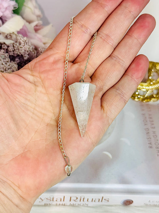 Clear Quartz Pendulum In Gift Bag