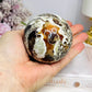 Large Money Agate Sphere on Stand 399g