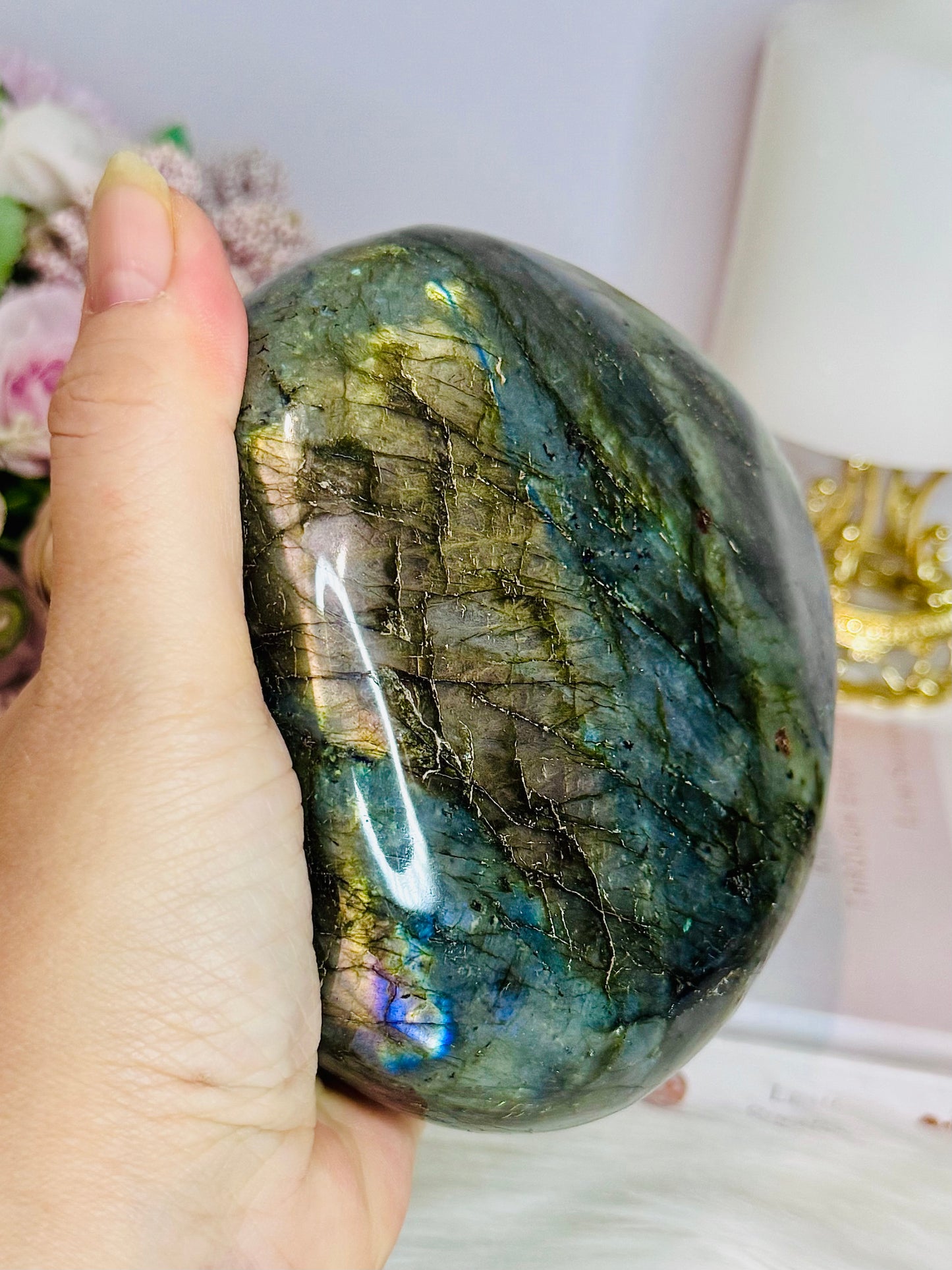 Large Labradorite Freeform Full of Flash 1.26kg