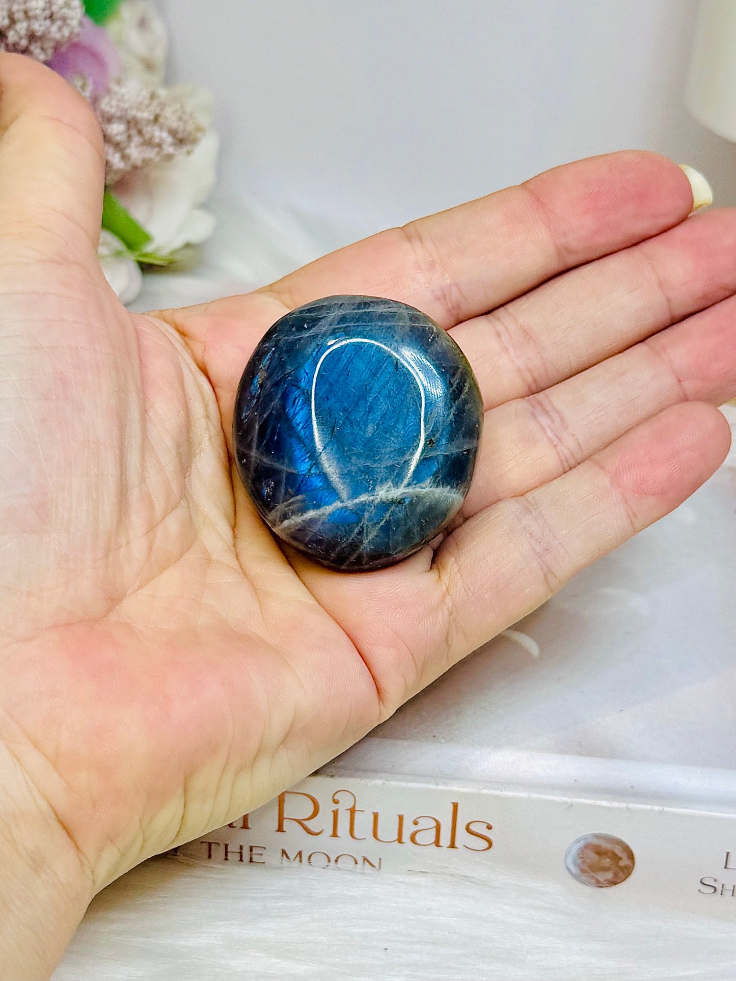 Labradorite Palm Stone