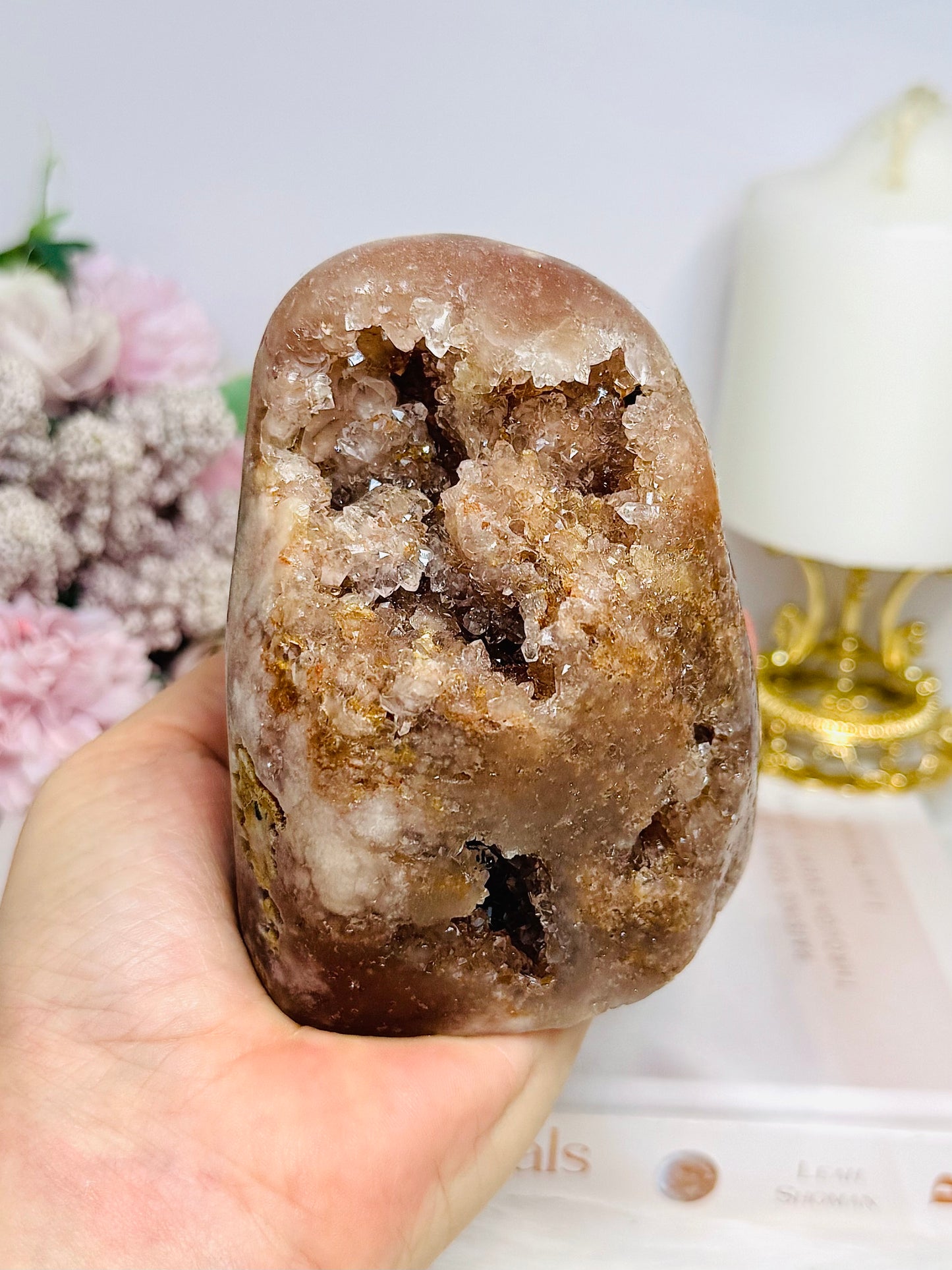 Large Pink Amethyst Druzy Freeform 10cm 788g