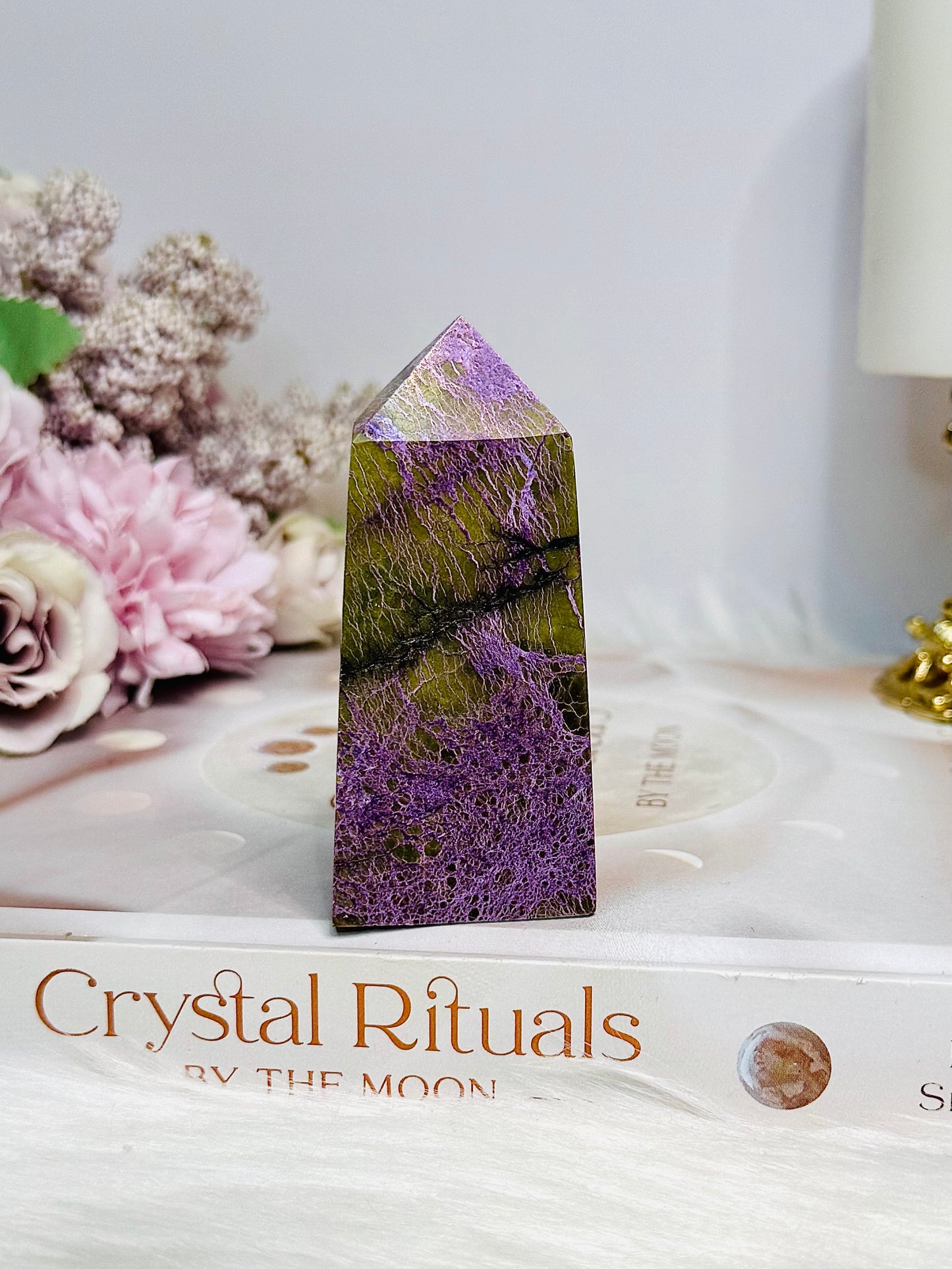 Rare Natural Stitchtite | Atlantisite Tower 7.5cm
