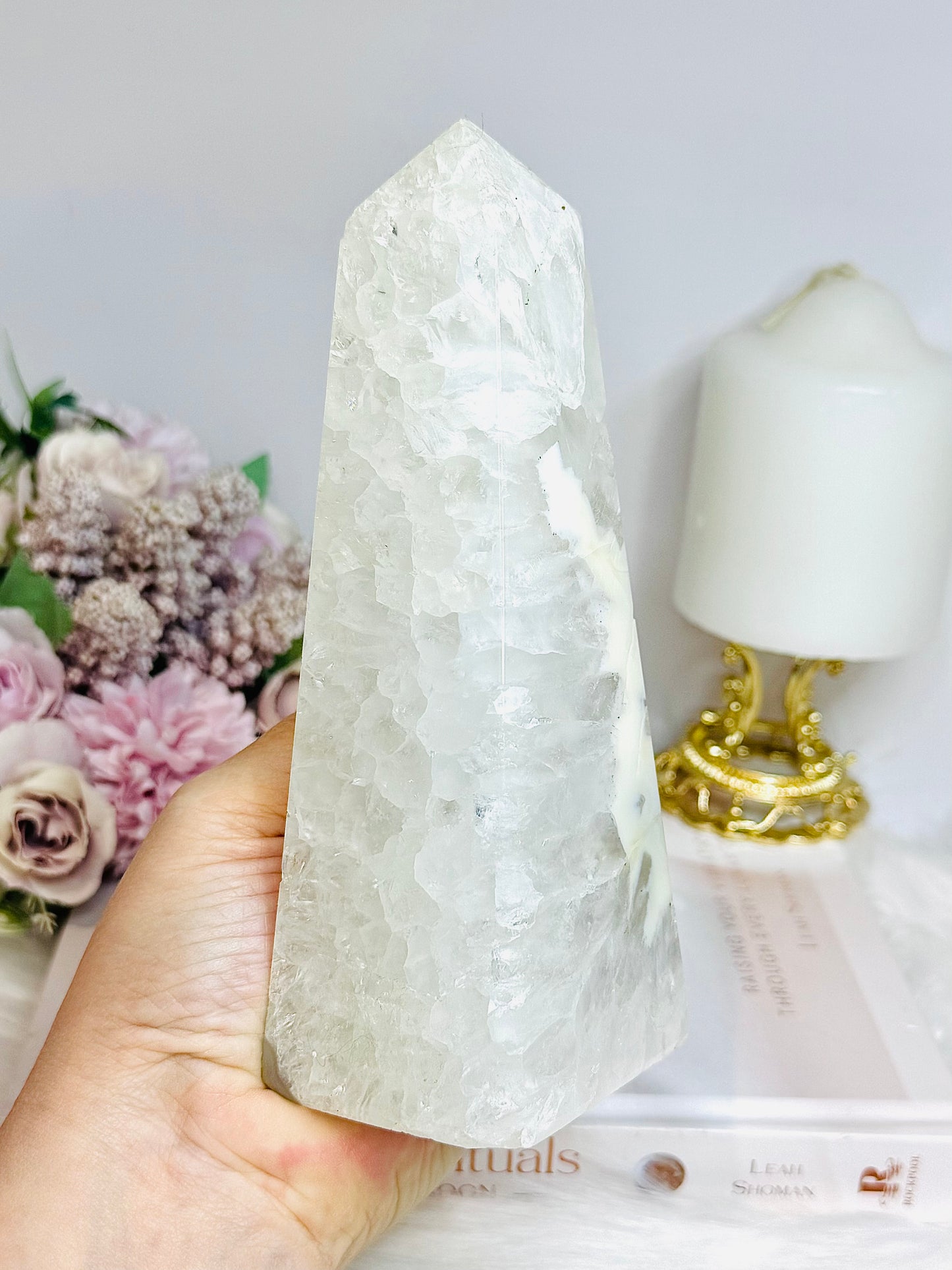 Large Agate Obelisk | Tower From Brazil 772gram 17cm