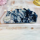 Rare Blueberry Fluorite Specimen on Stand 305g 12.5cm