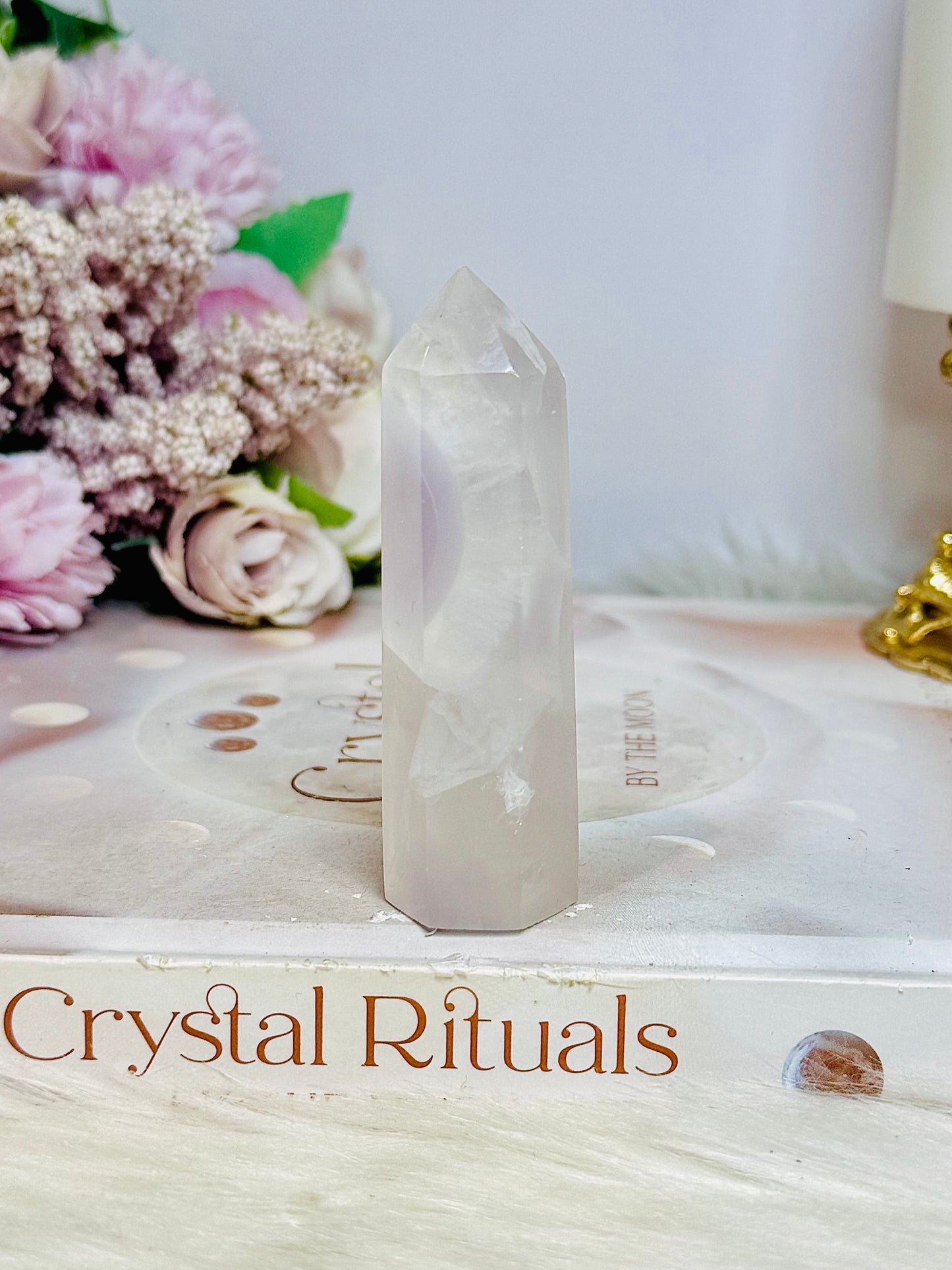 Pastel Fluorite Tower 8cm