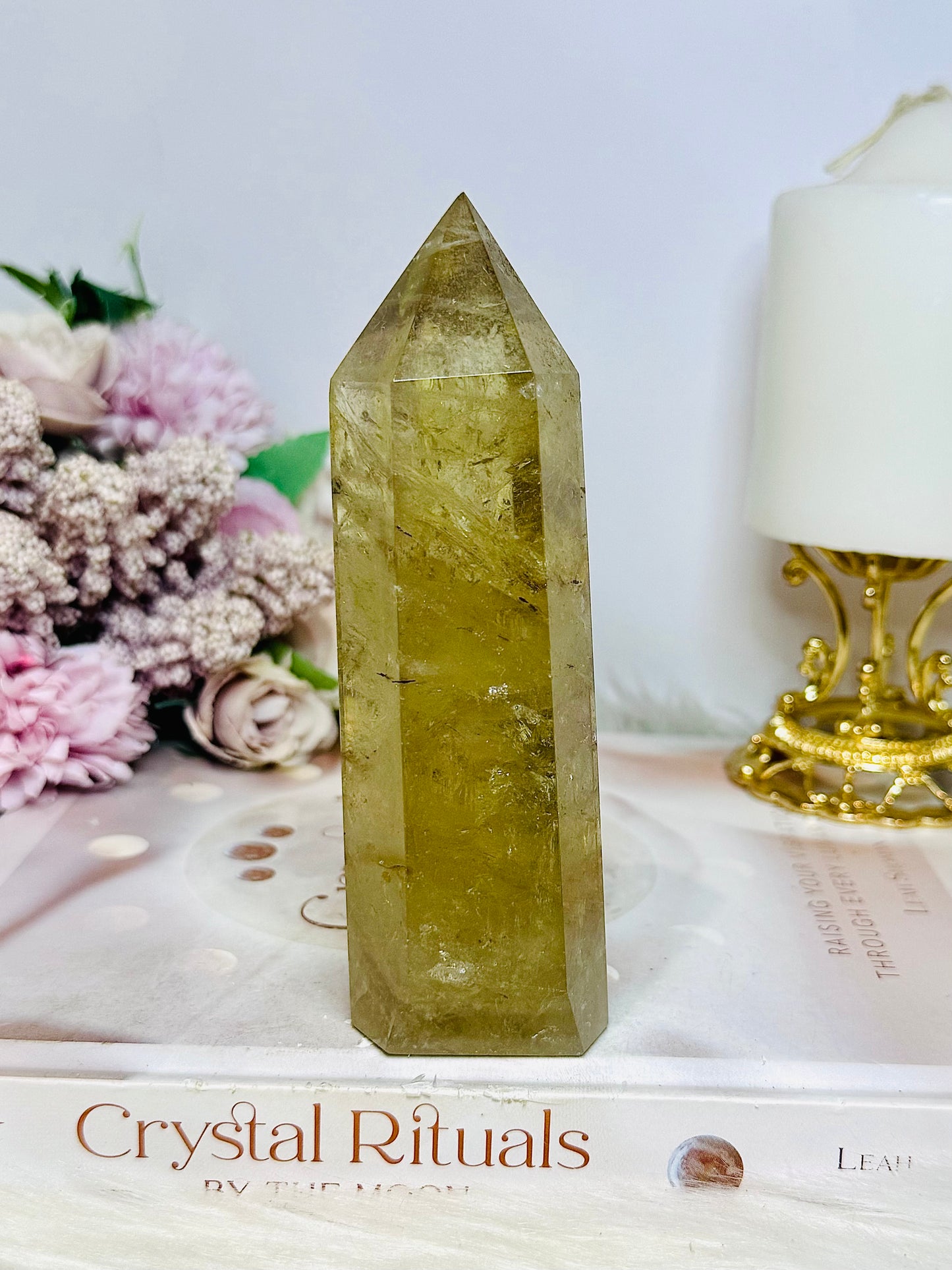 Smokey Citrine Tower 14cm
