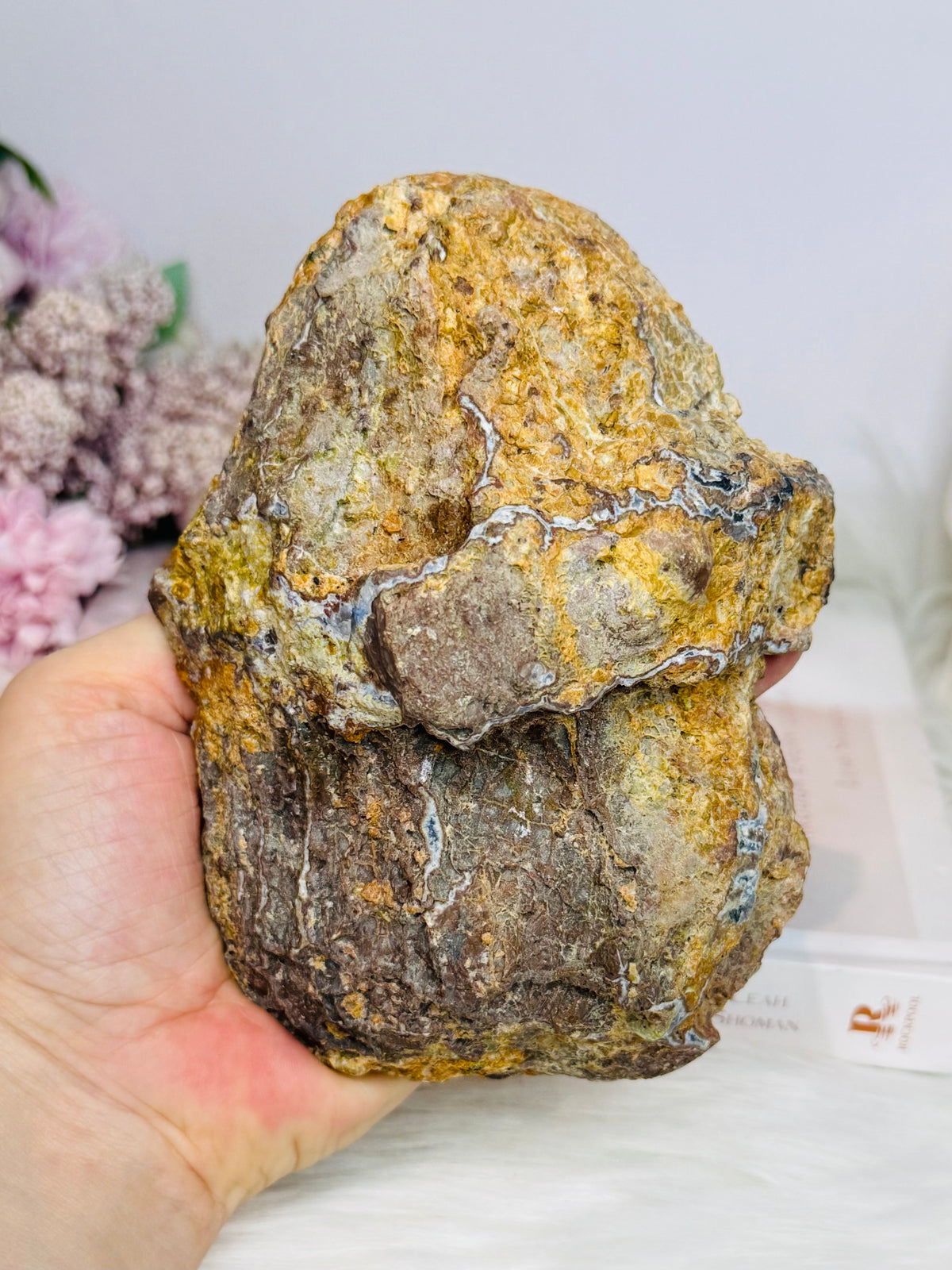 Large Dugway Sugar Druzy Agate Nodule From Utah USA 562g 14cm