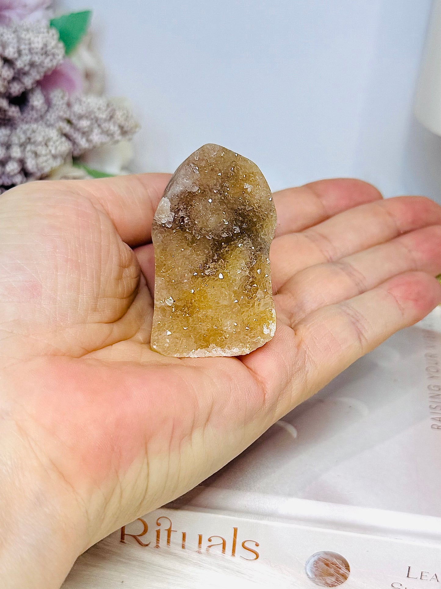 Pink Amethyst Druzy Freeform 5cm