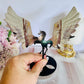 Beautiful Large 16.5cm Tall Jasper Wings On Unicorn Stand