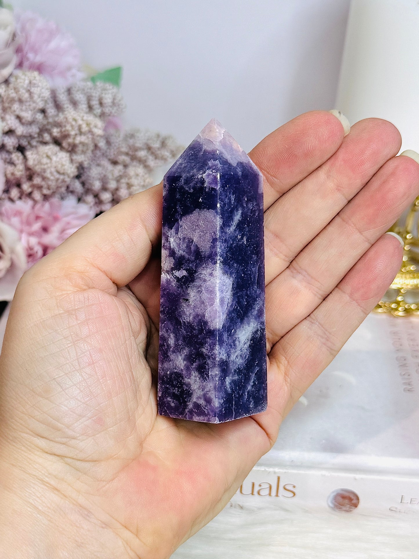 Lepidolite Chunky Tower 8.5cm