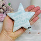 Large Caribbean Calcite Star on Stand 11.5cm