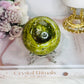 Large Green Opal Sphere On Stand 376g
