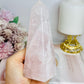 Large Chunky 13cm Rose Quartz Obelisk | Tower 367grams