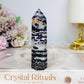 Purple Sphalerite Tower 9.5cm