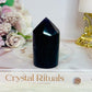 Purple Fluorite Chunky Cylinder Tower 7.5cm