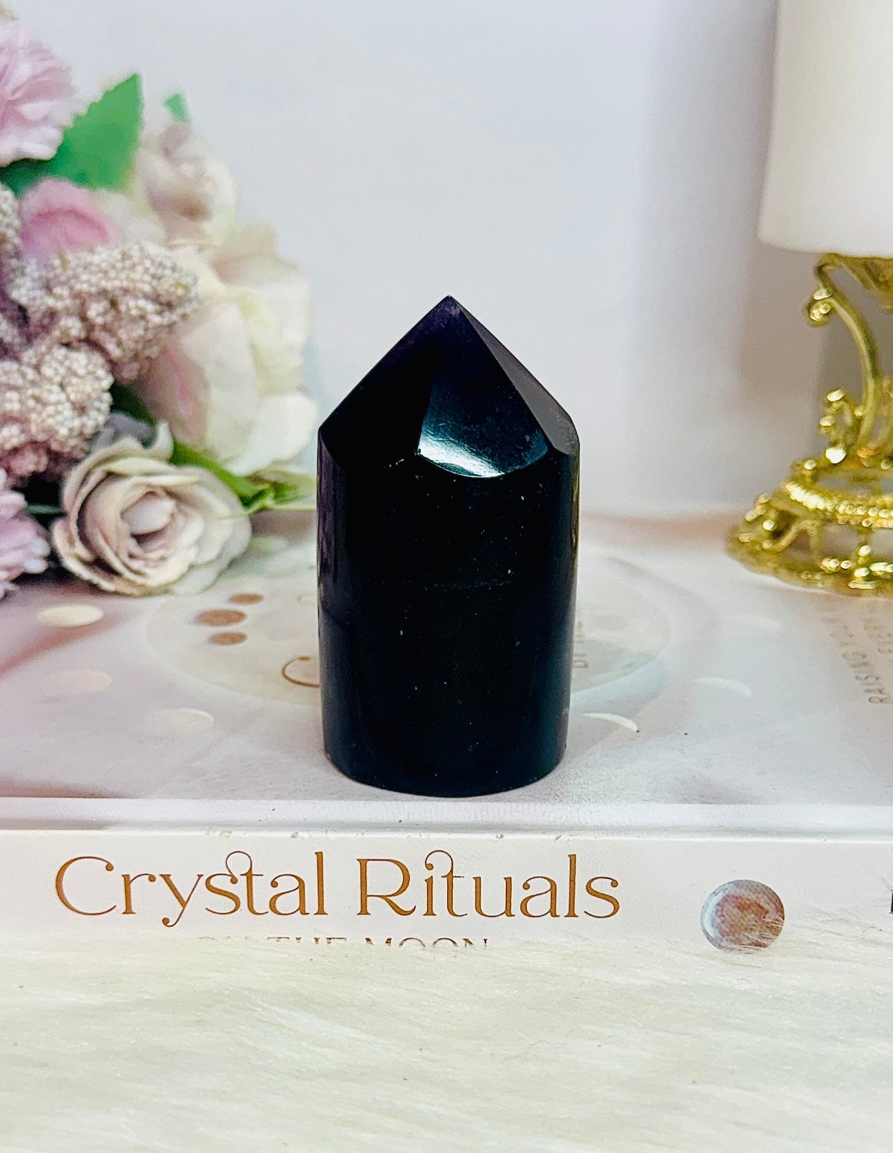 Purple Fluorite Chunky Cylinder Tower 7.5cm