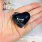 Black Agate Heart