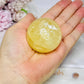 Honey Calcite Sphere on Stand 155g