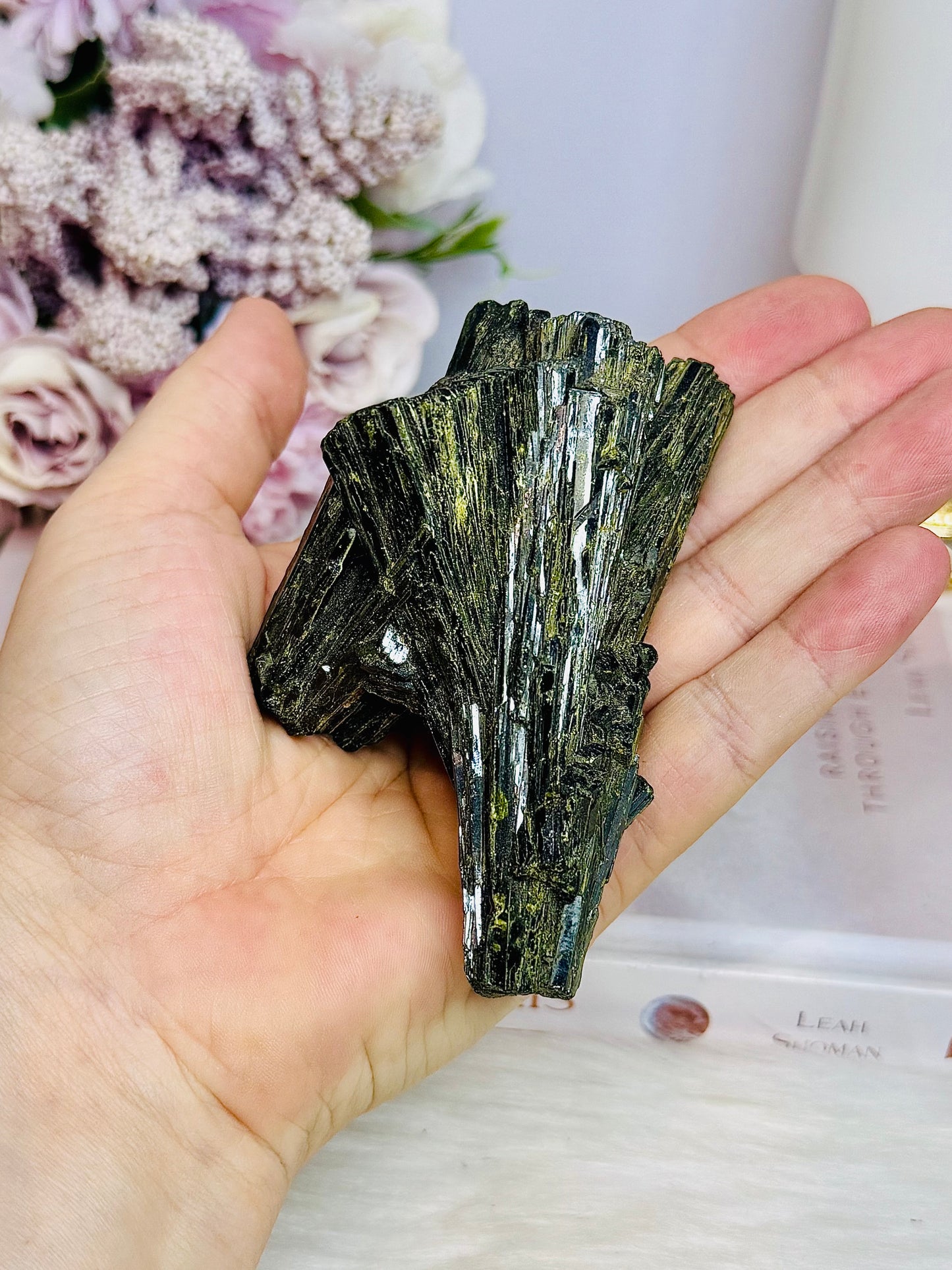 Natural Green Tourmaline Specimen 237g