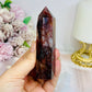 High Grade Fire Quartz Tower 10cm