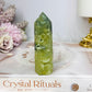 Prehnite Druzy Tower 8.5cm