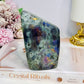 Labradorite Freeform with Pink & Purple Flash 12.5cm 441g (chip on bottom at back)