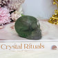 Purple & Green Fluorite Skull
