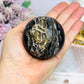 Black Sphalerite Druzy Sphere on Stand