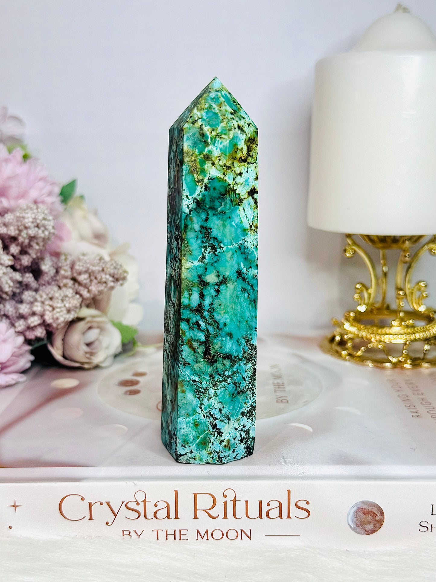 Natural Stunning Turquoise Tower 12cm