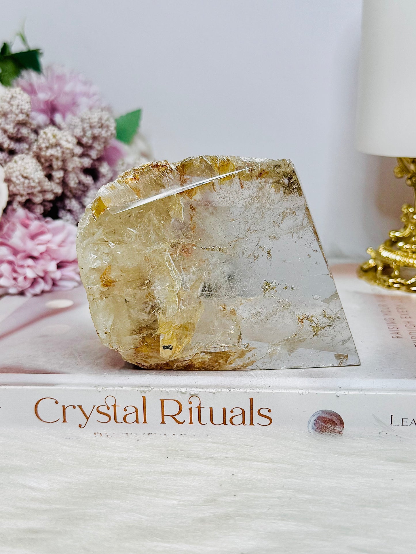 Large Natural Golden Healer In Quartz Freeform 10.5cm 375g