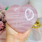 Rose Quartz Chunky Heart On Stand 457g