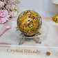 Leopard Skin Jasper Sphere on Stand 237g