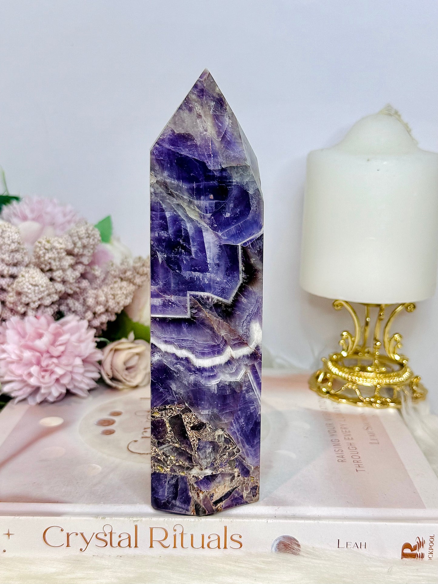 Large Dream | Chevron Amethyst Chunky Tower | Generator 17cm 612g