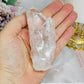High Grade Clear Quartz Cluster Point with Rainbows 9cm