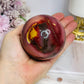Large Mookaite Jasper Sphere on Stand 494g