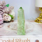 Prasiolite (Green Amethyst) Point | Tower 7.5cm