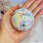 Magical Large 404gram Angel Aura Howlite Sphere On Stand