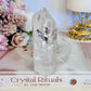 Magical High Grade Clear Quartz Tower 10cm with Stunning Rainbows