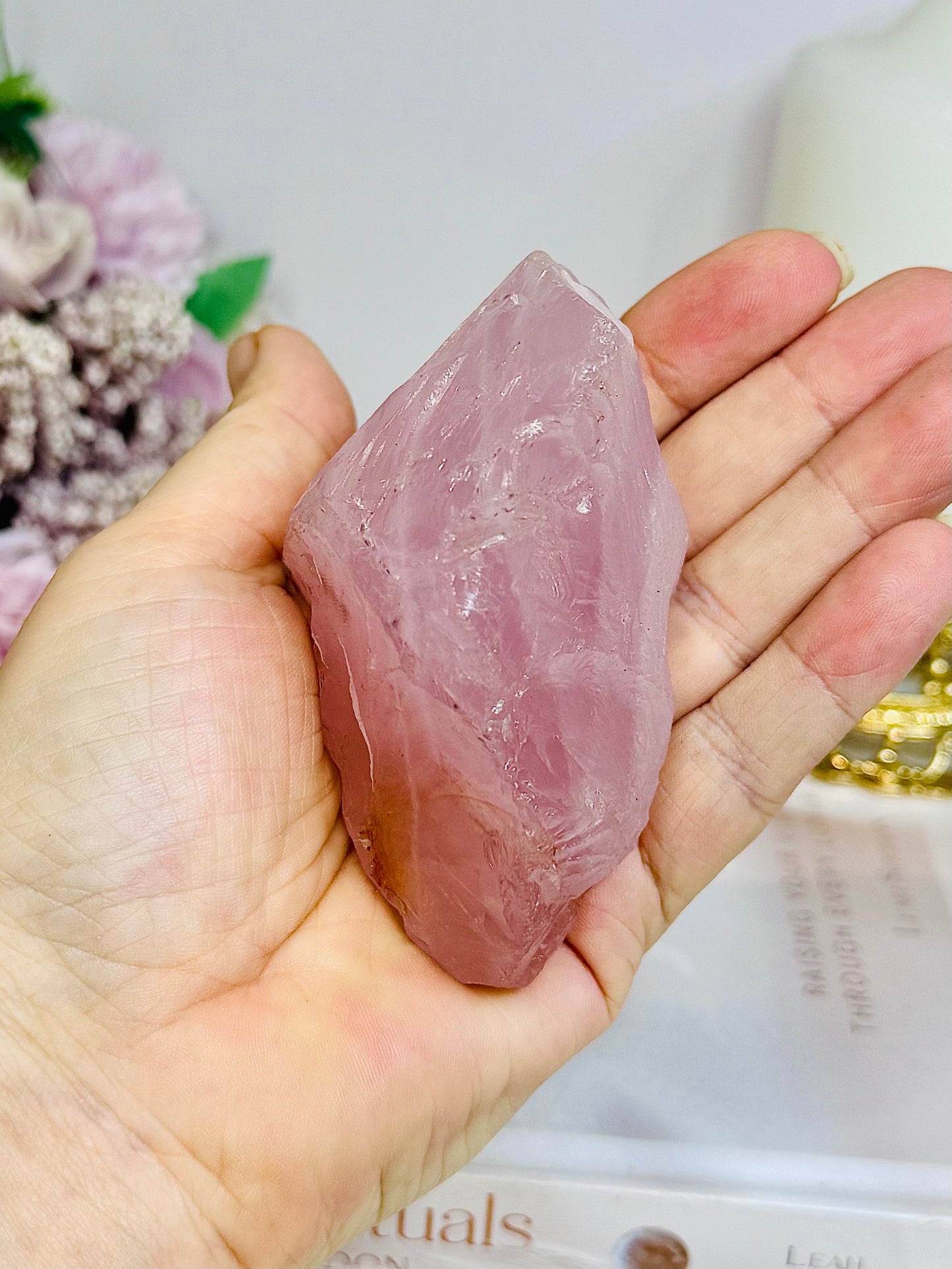 High Grade Rose Quartz Rough 217g